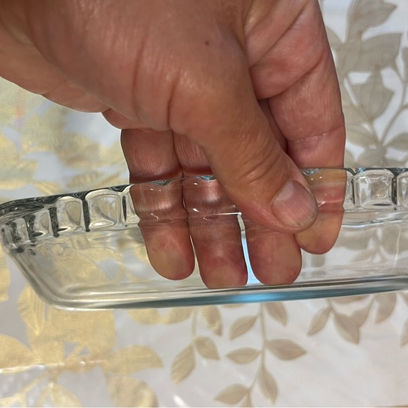 Vintage Anchor Hocking Fire King #470 Clear Glass 10" Pie Plate Dish - Picture 3 of 5